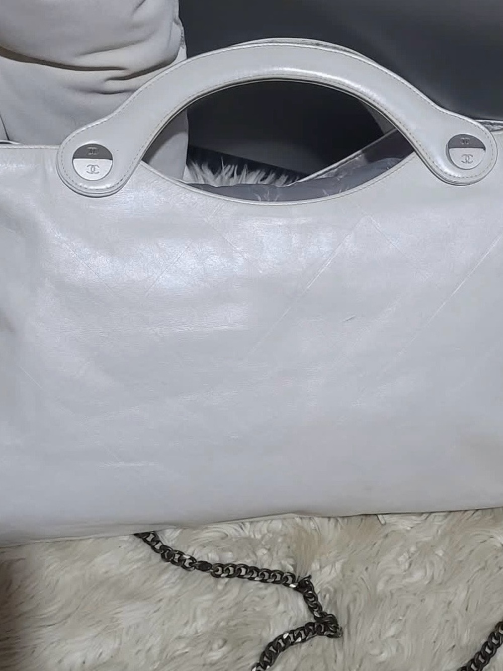 Chanel Gabrielle vintage Leather Tote Bag